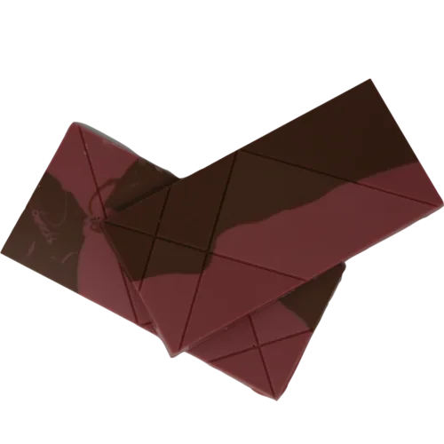 Mixed Large Bar Ruby and Milk Chocolate