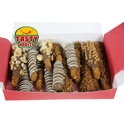 Pretzel Rods Red Box
