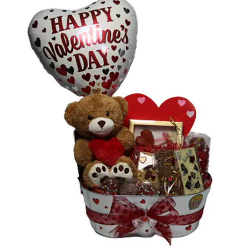 Chocolate Valentine Gift Basket
