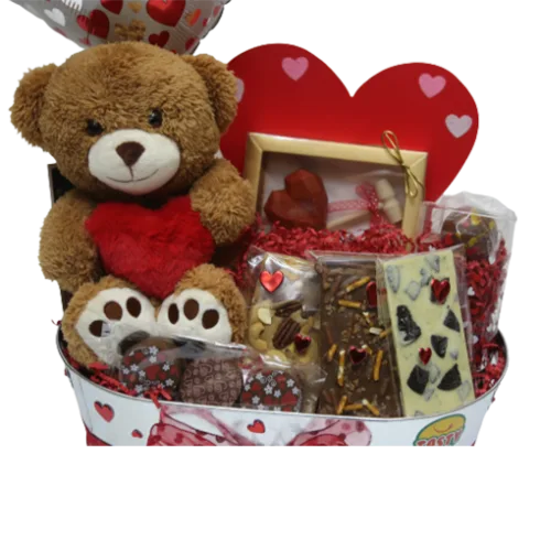 Chocolate Valentine Gift Basket